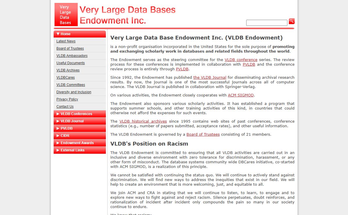 VLDB Endowment Inc.