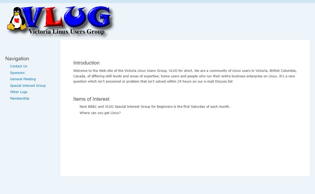 Victoria Linux Users Group