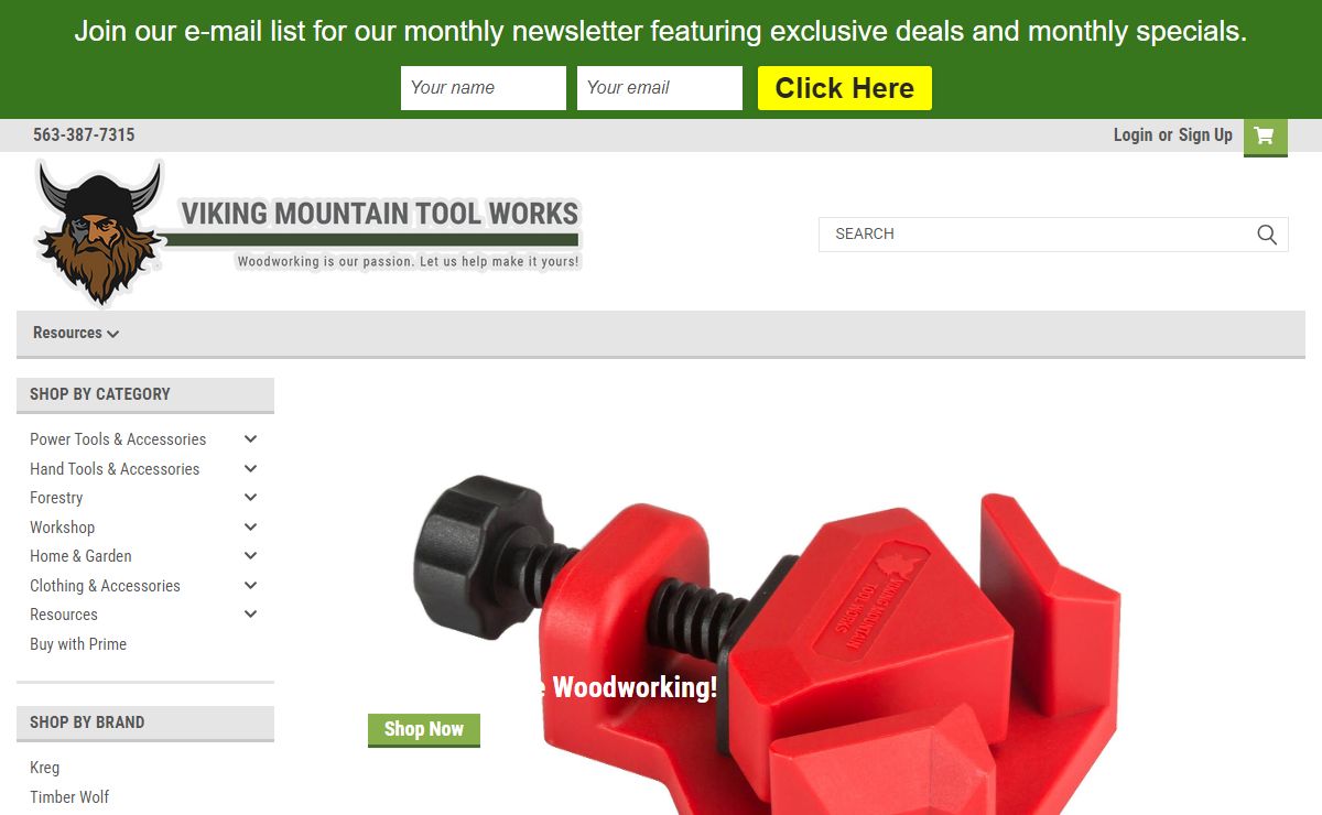 Woodworking Tools & Supplies | Viking Mountain Tool Works
