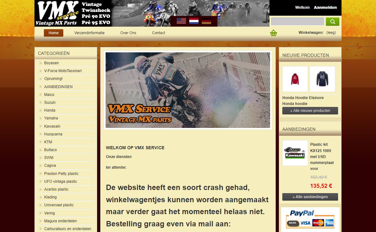 Vintage Service MX Parts