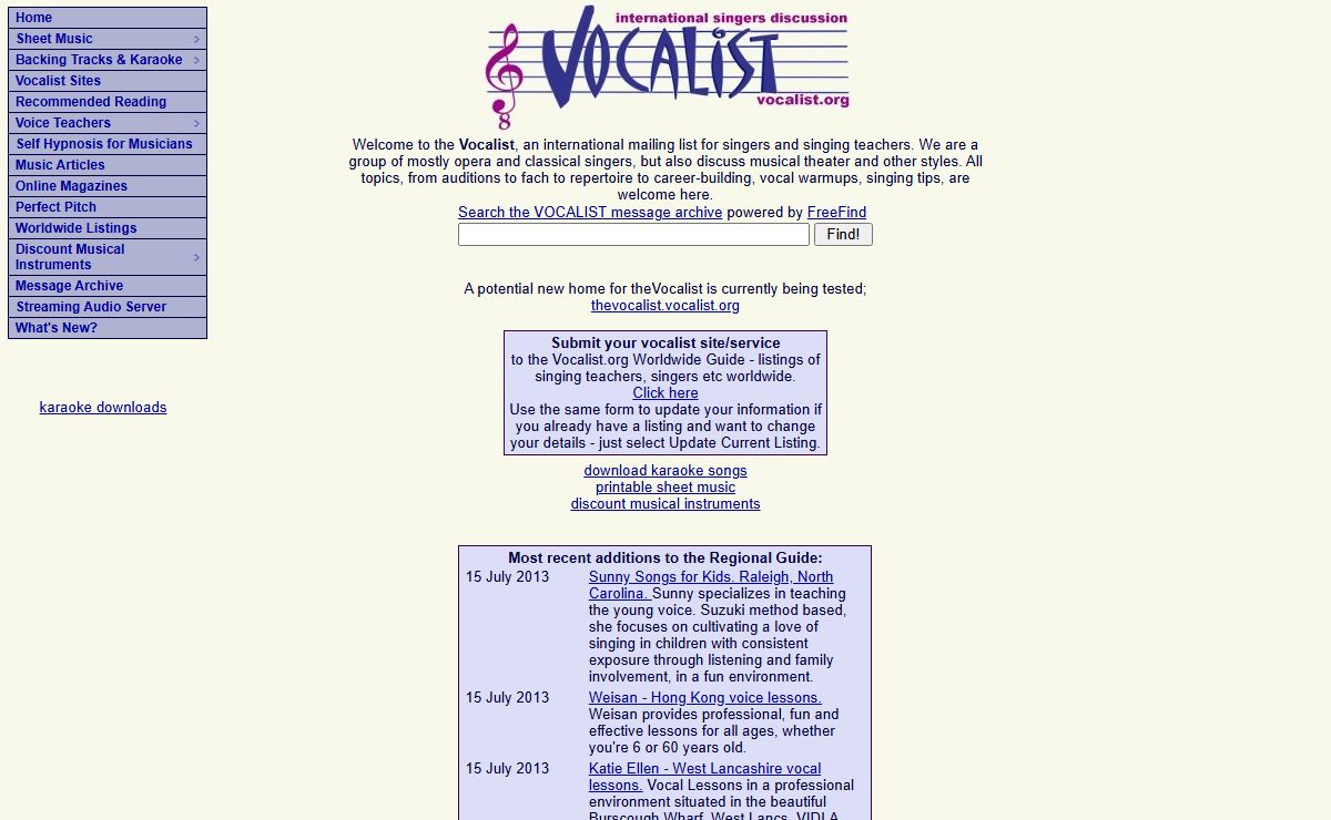 theVocalist singers singing tips printable sheet music discount musical instruments