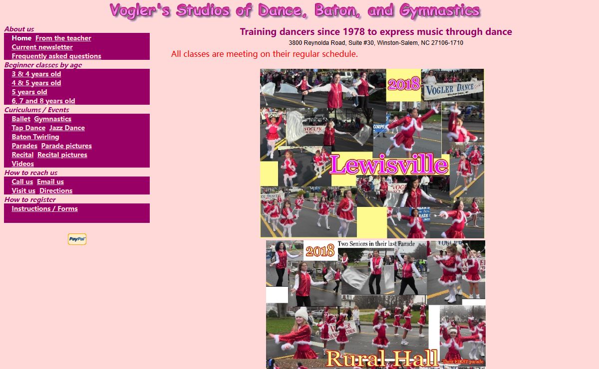 Vogler's Studios of Dance, Baton, and Gymnastics