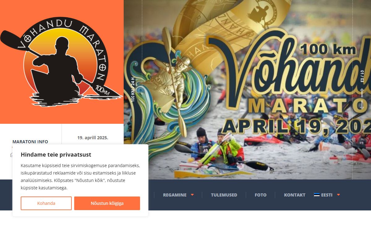 VÕHANDU MARATON - suurim aerutamismaraton maailmas