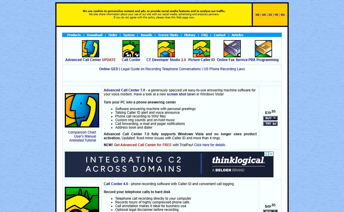 Computer Answering Machine Software, Caller ID and Call Recording