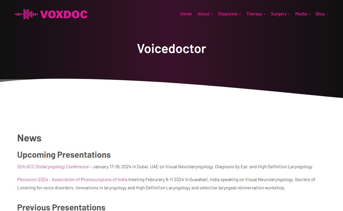 Voicedoctor | Voice Doctor