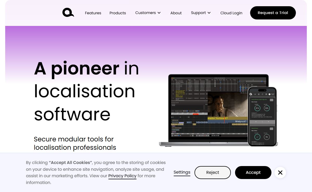 VoiceQ | A pioneer in localization software