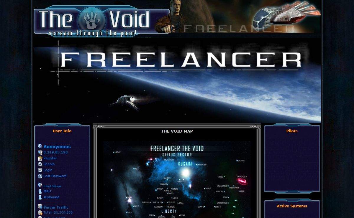 Scream Through The Pain! - Freelancer Game Server - The Void