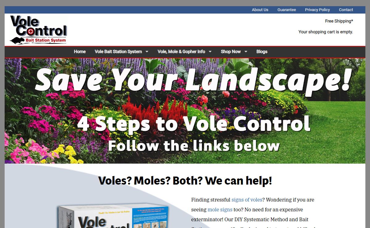 Vole Bait Stations | Vole Control