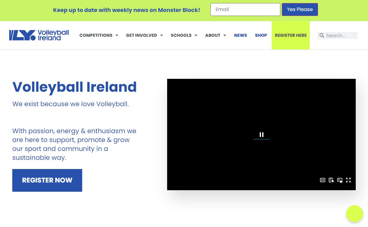 The Home of Volleyball in Ireland