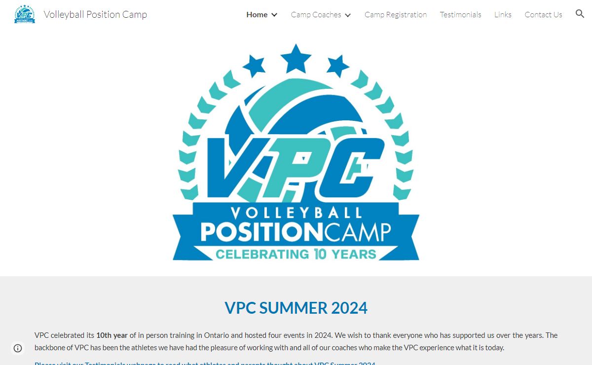 Volleyball Position Camp