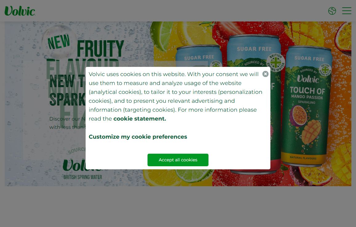 Volvic UK: Natural Mineral Water