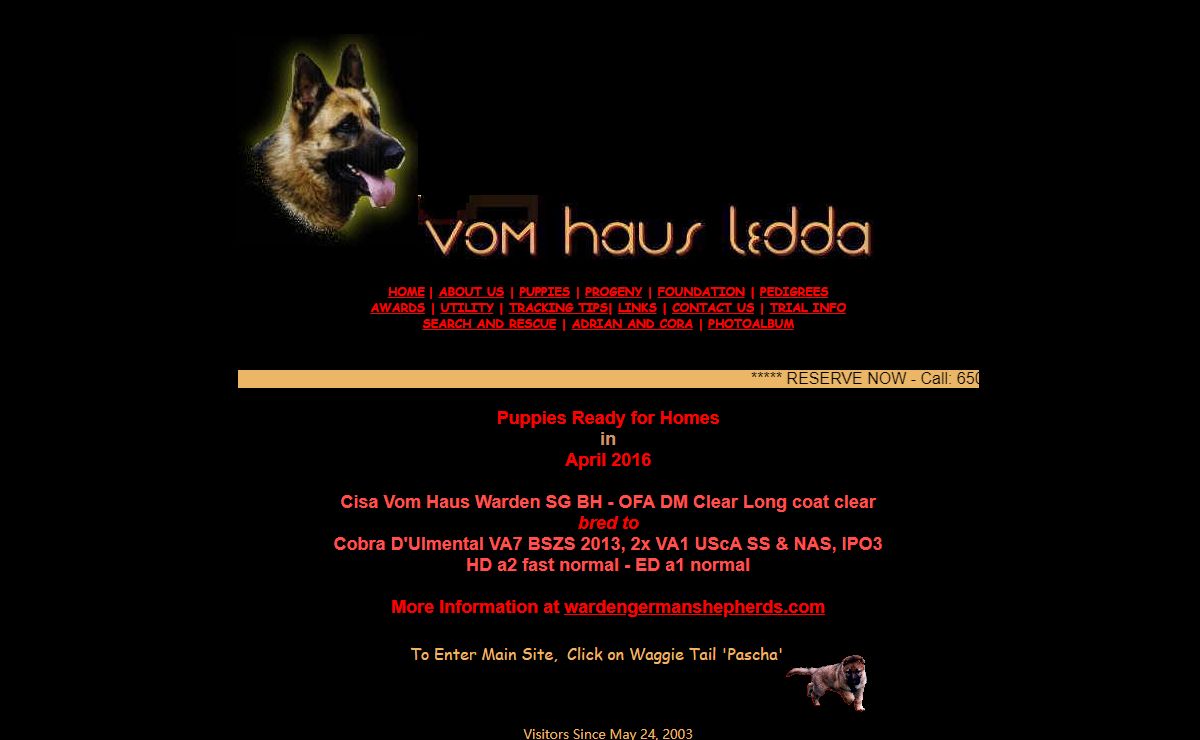 Vom Haus Ledda German Shepherds - Texas