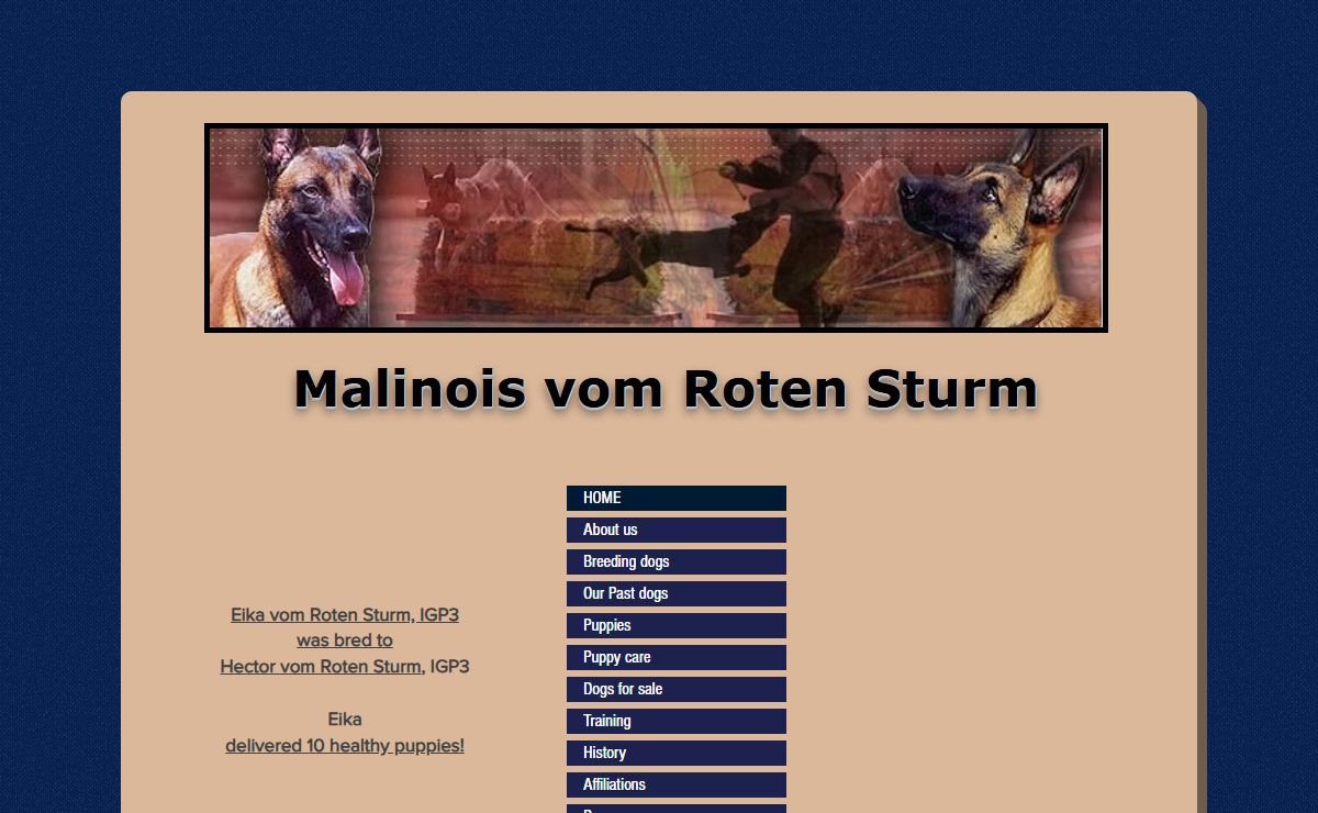 Malinois Vom Roten Sturm, Kearneysville, WV - USA