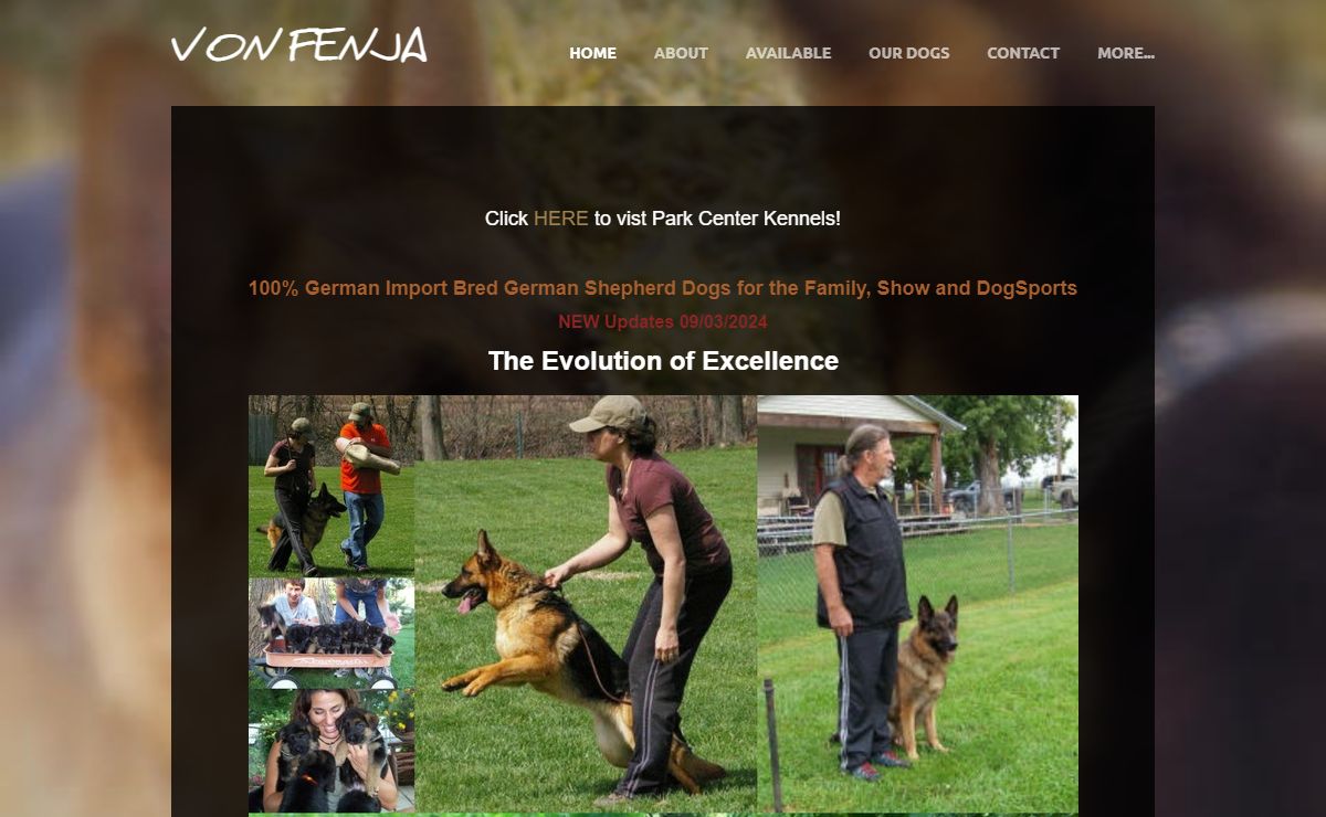 VON FENJA - von Fenja for the German Shepherd Dog