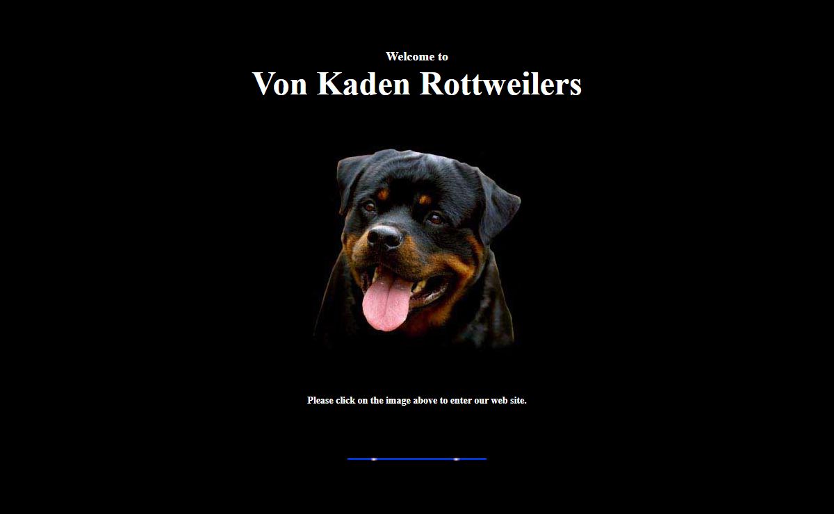 Von Kaden Rottweilers