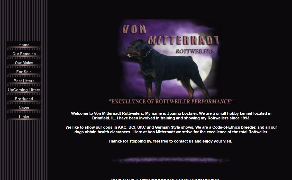 VonMitternadt Rottweilers