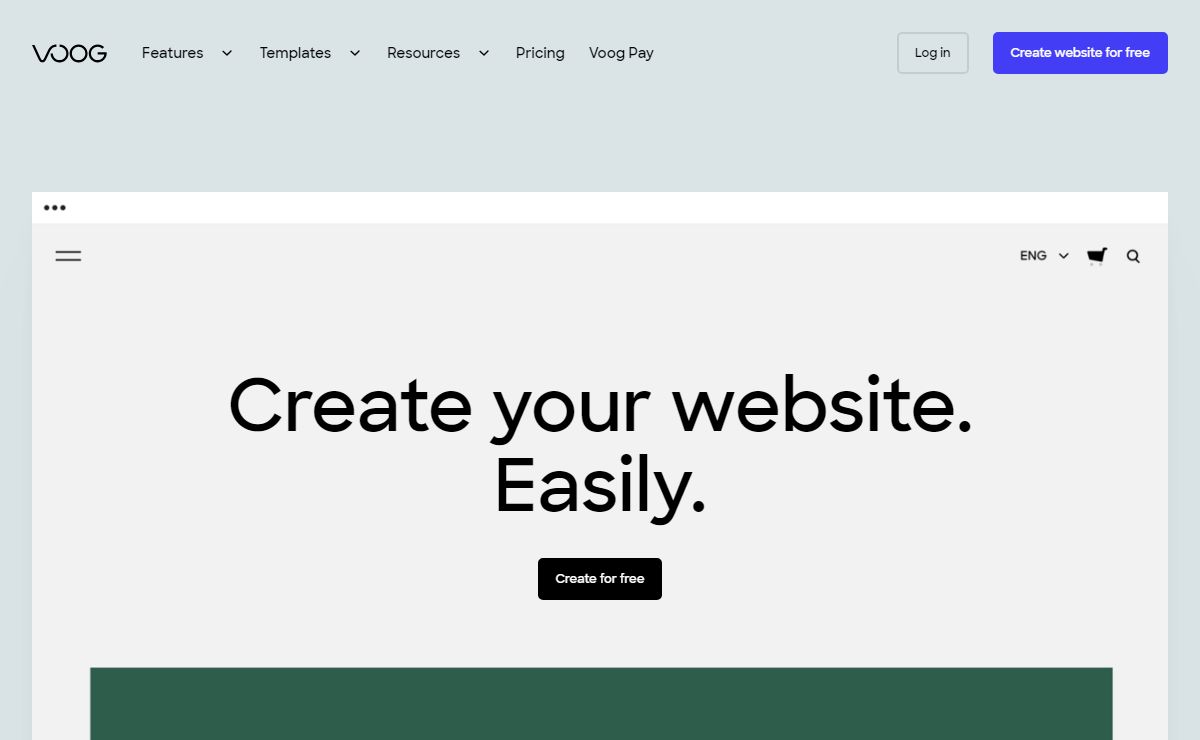 Voog website builder | Awesome websites & store