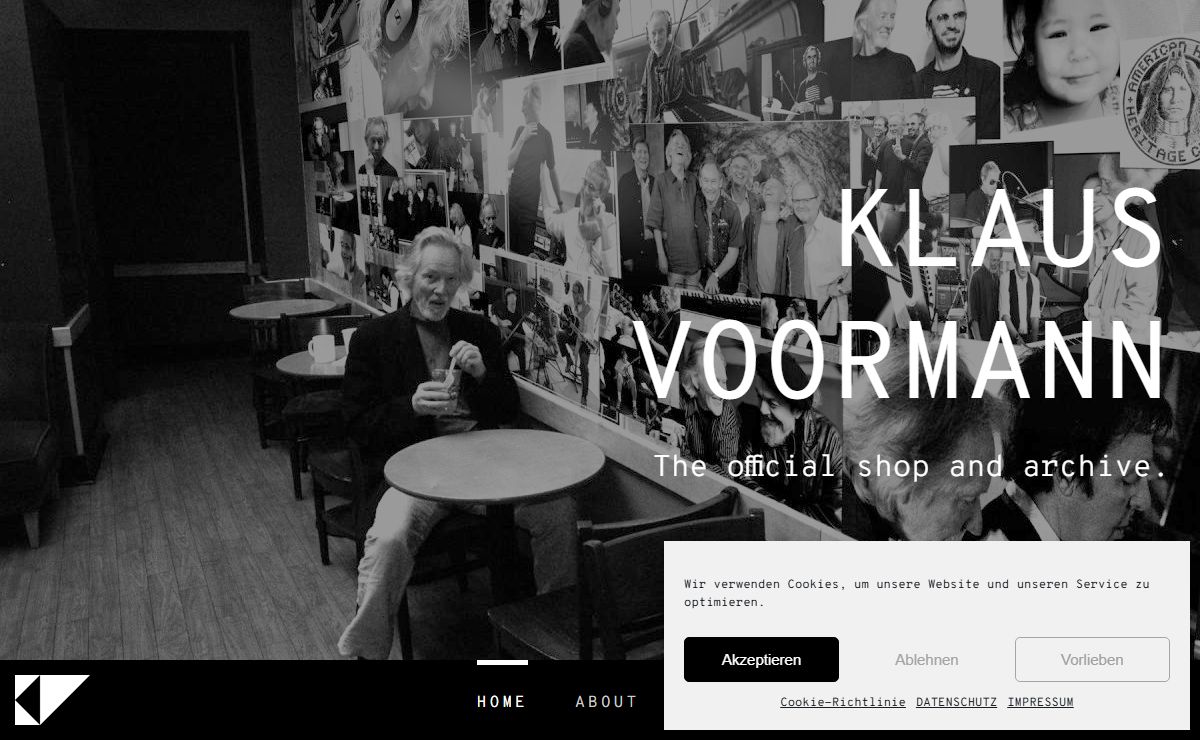 Klaus Voormann – The official shop and archive