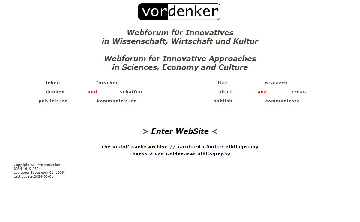 vordenker webforum