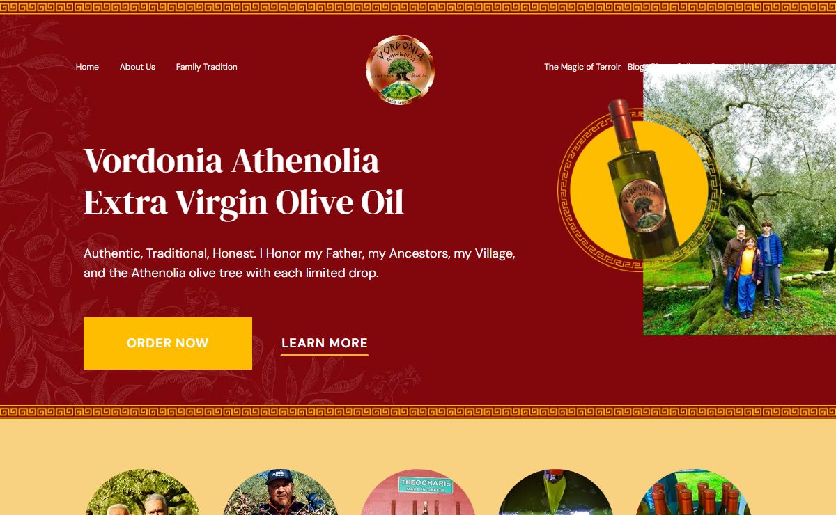 Home - Vordonia Athenolia Extra Virgin Olive Oil Authentic