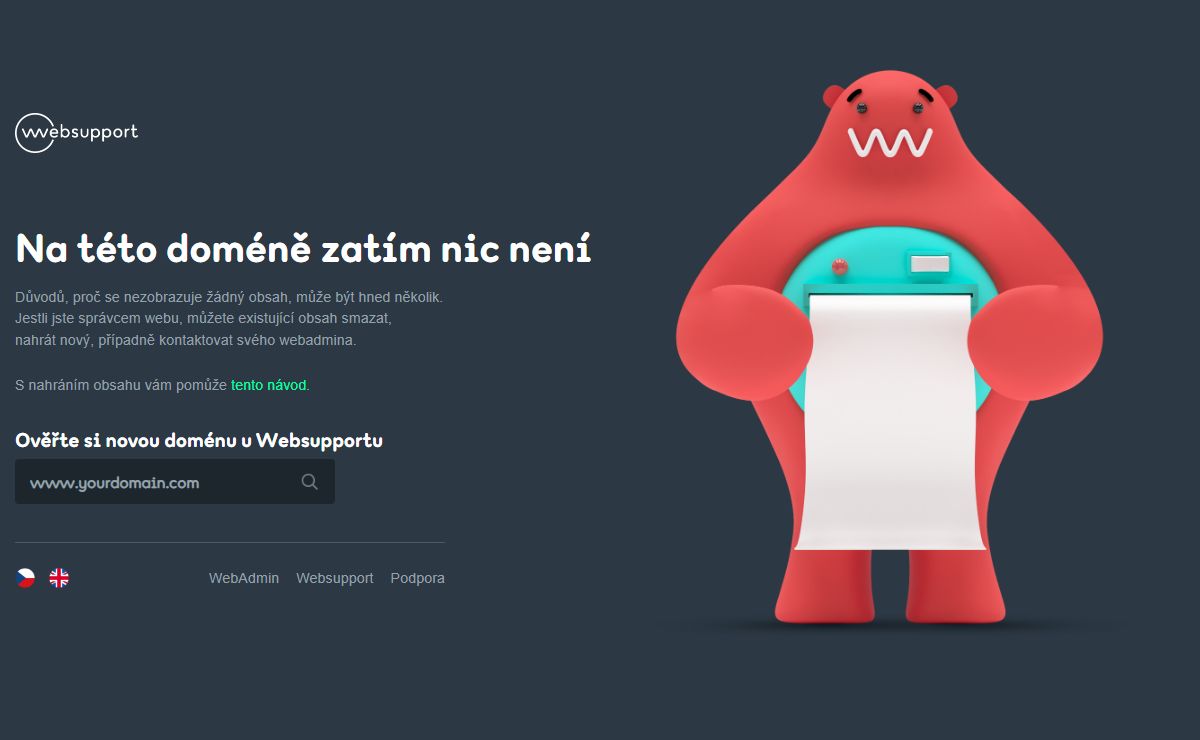 Websupport | Registrace domén a nejspolehlivější hosting