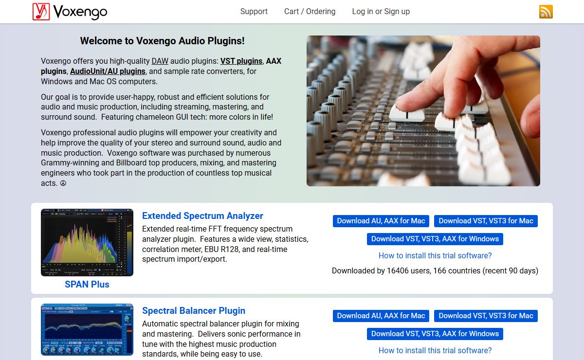 Voxengo Audio Plugins VST3, AudioUnit, AAX, VST Download