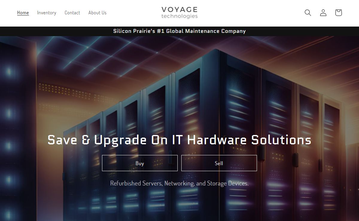 Refurbished Servers & Enterprise IT Equipment|Voyage Technologies