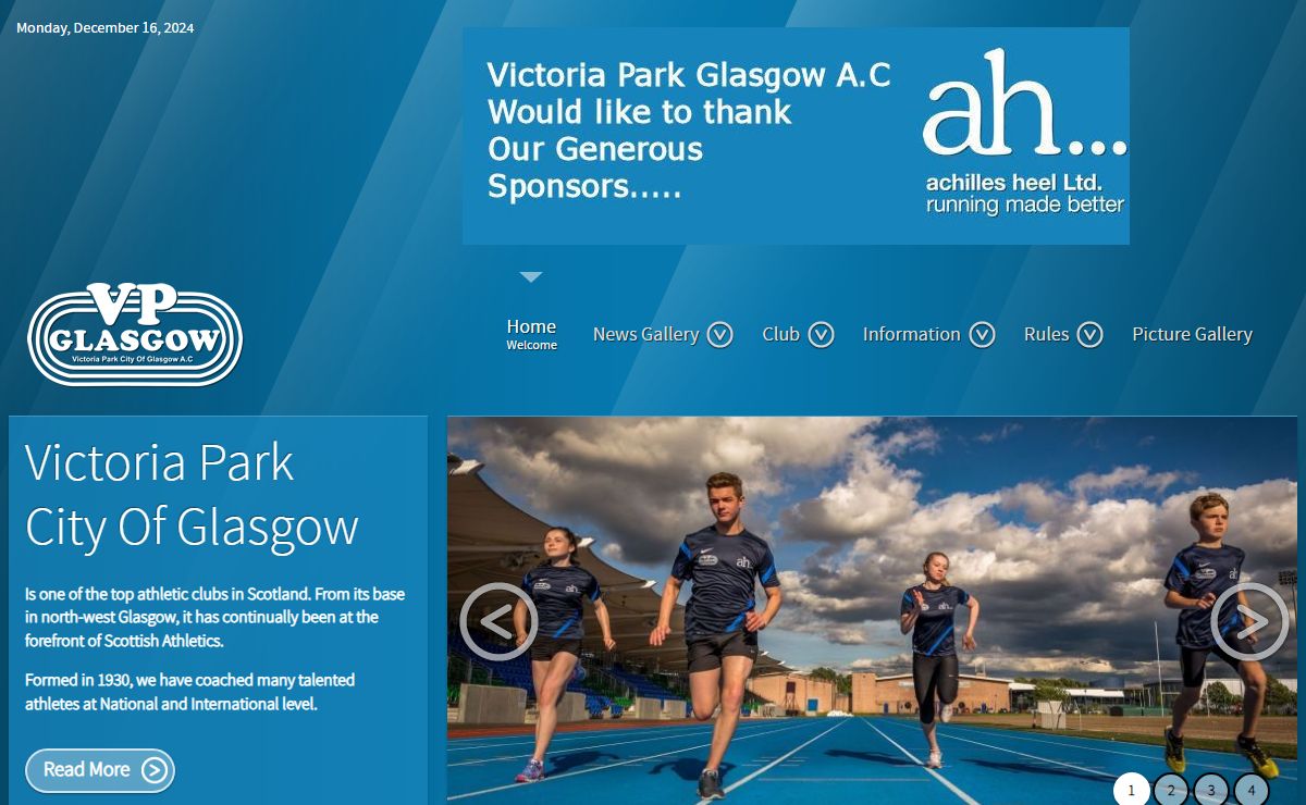 VP Glasgow - Victoria Park City Of Glasgow Athletic Club