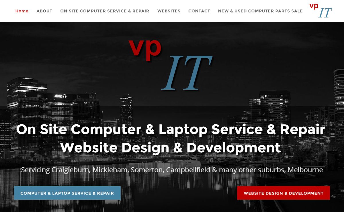VP-IT | Onsite Computer / Laptop, Service, Craigieburn, Repair, Websites