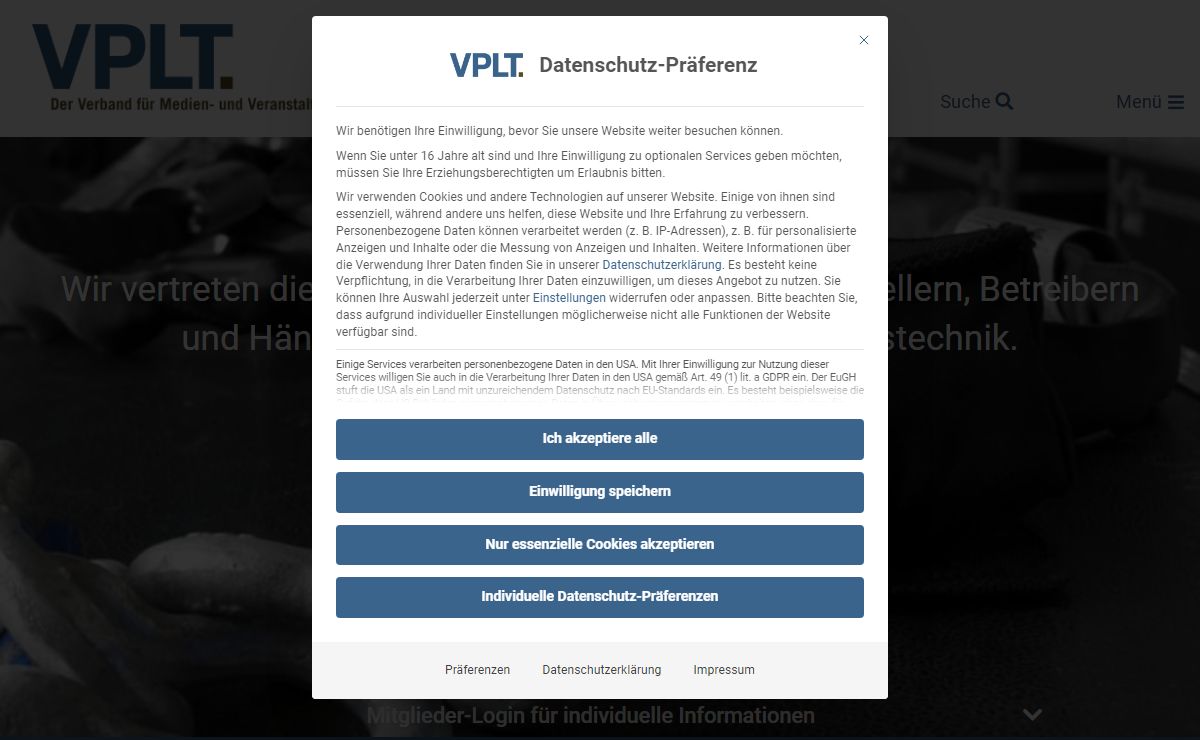 VPLT - Der Verband für Medien- und Veranstaltungstechnik