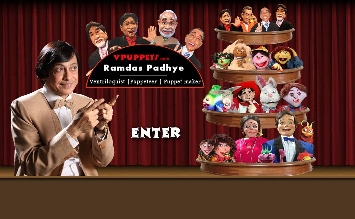 Ramdas Padhye-Ventriloquist, Puppeteer, Puppet-Maker from India