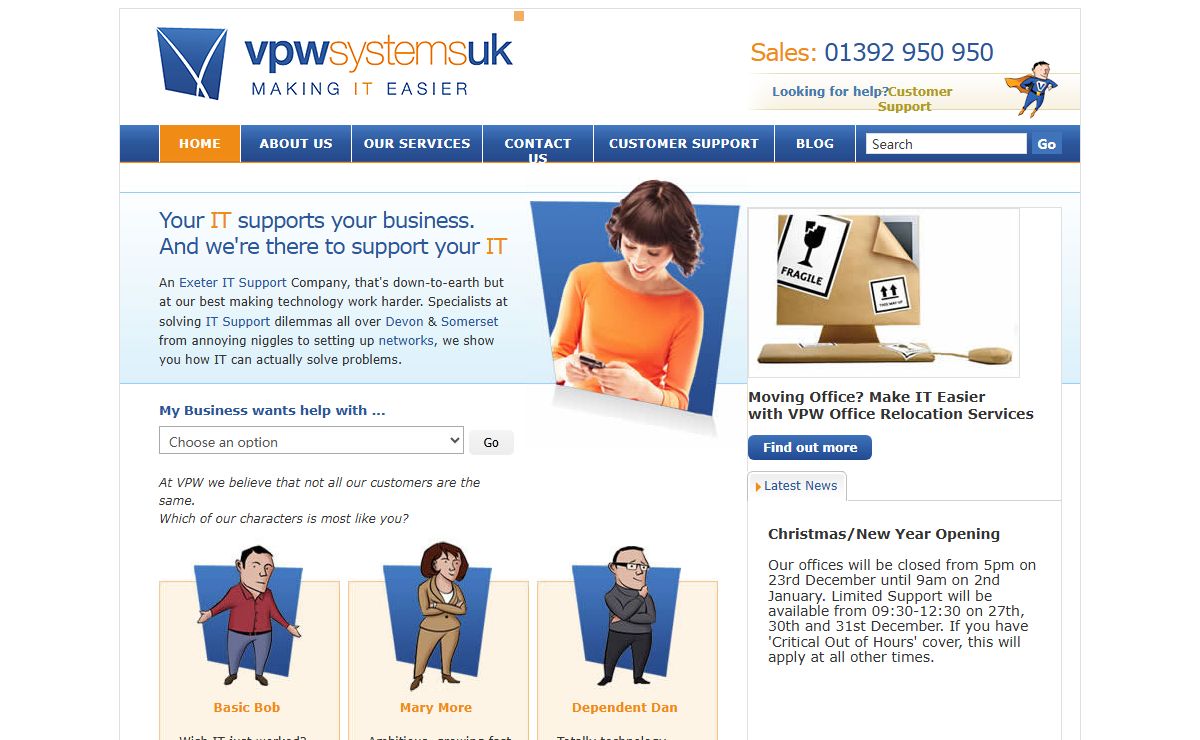 Business IT Support and Computer Services in Exeter and Devon/Somerset | VPW Systems (UK) Ltd