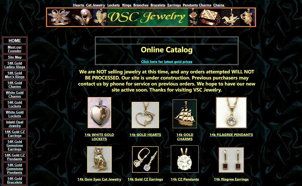 VSC Jewelry,cat jewelry,Gold jewelry,14k gold jewelry,white gold jewelry,gold charms,gold rings,gold chains