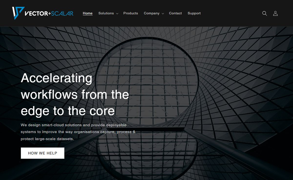 We help organisations capture, process & protect large-scale datasets – Vector and Scalar (VSPL)
