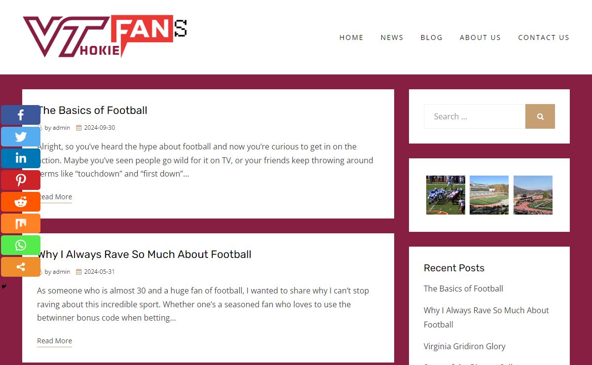 vthokiefans.com – GO HOKIES