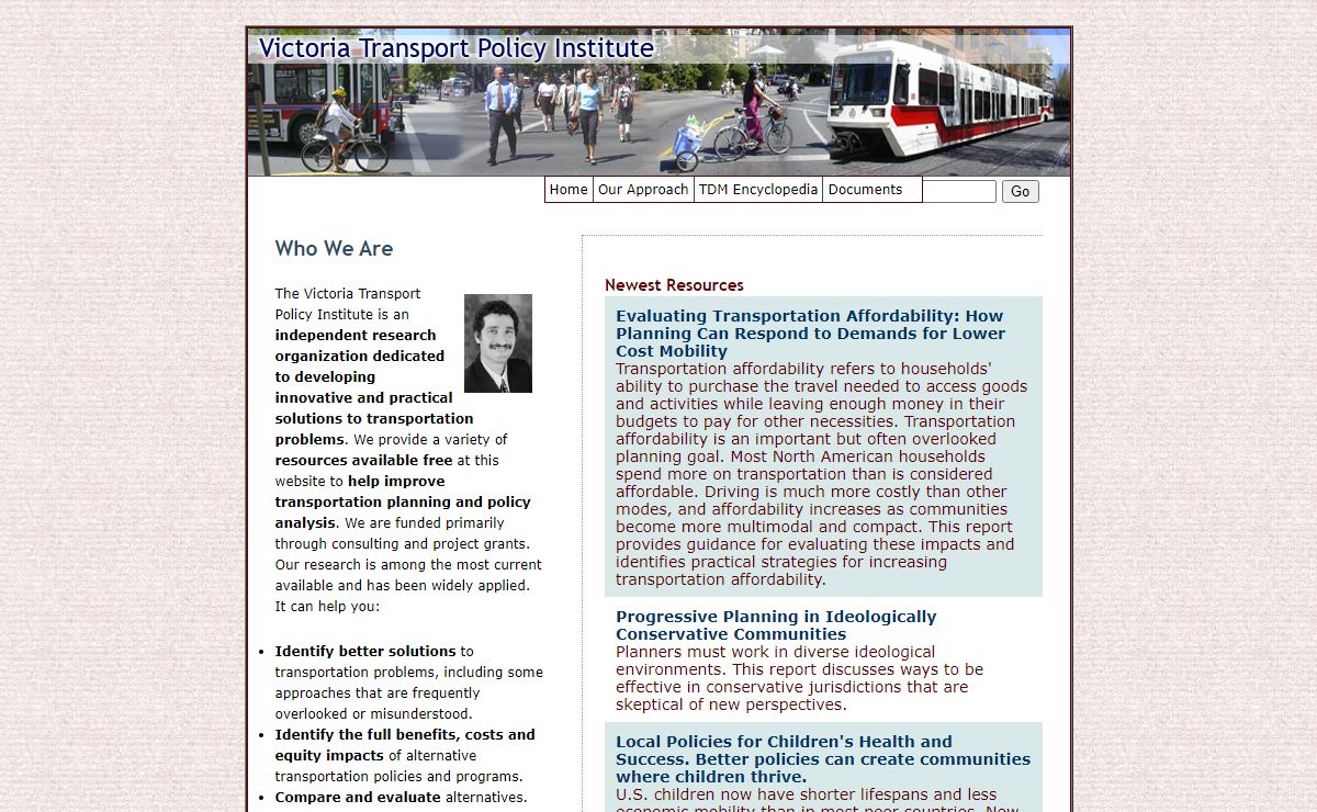Victoria Transport Institute - Main Page