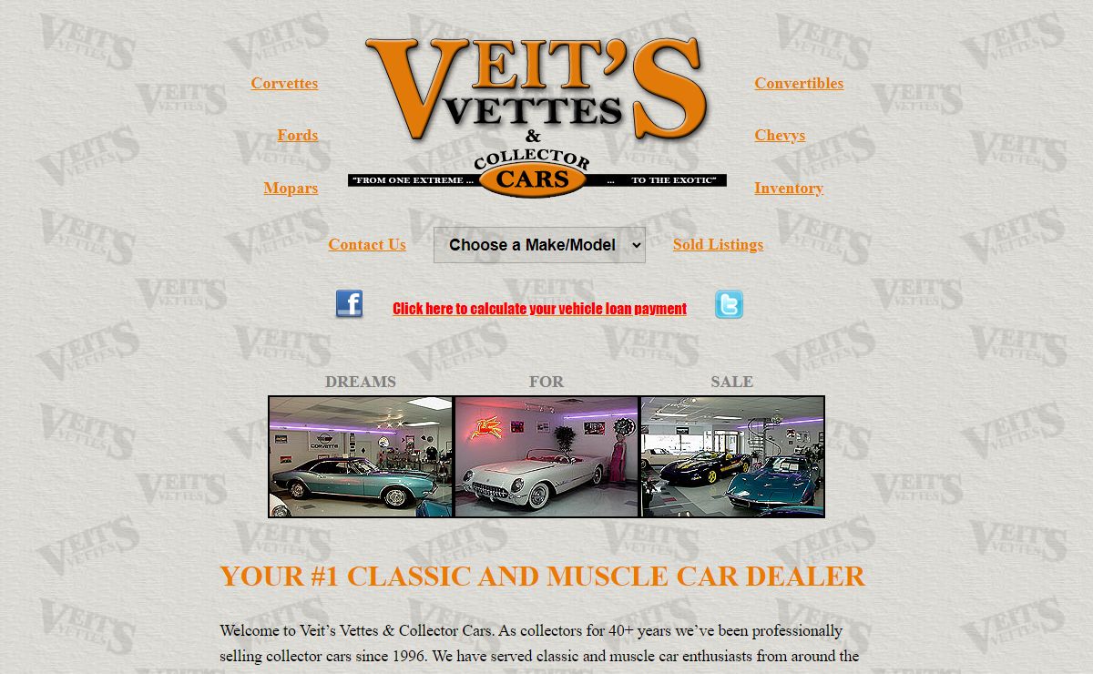 Veit's Vettes & Collector Cars | Bettendorf, IA