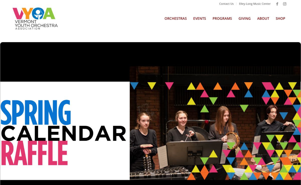 Vermont Youth Orchestra Association – Developing young people as artists, citizens, and leaders since 1964