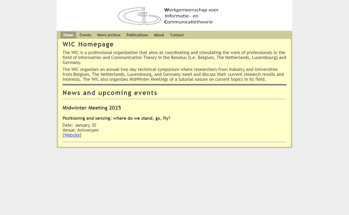 WIC Homepage