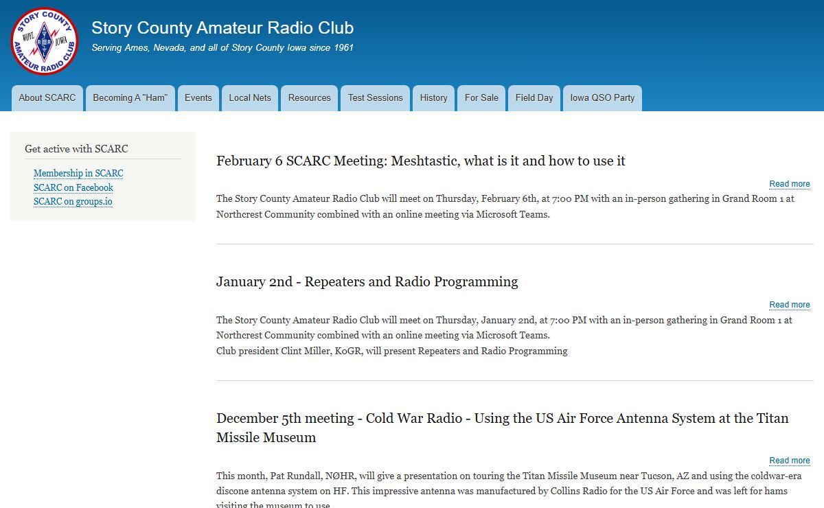 Home | Story County Amateur Radio Club