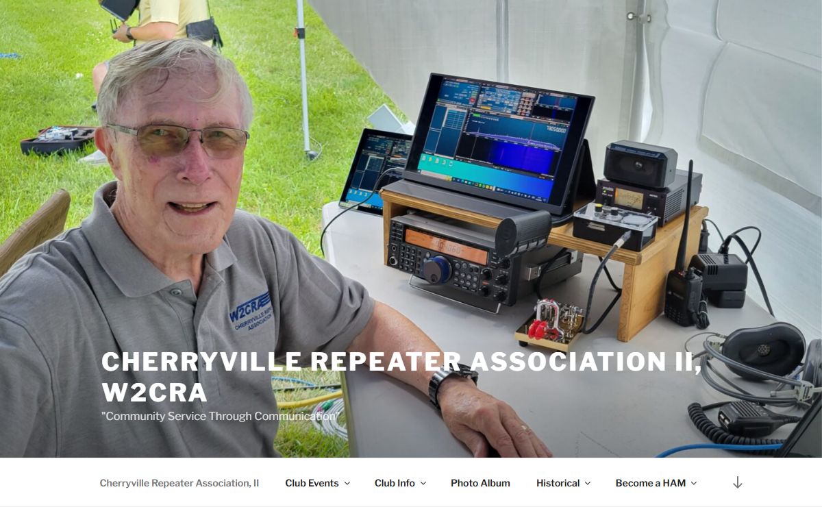 Cherryville Repeater Association II, W2CRA – "Community Service Through Communication"