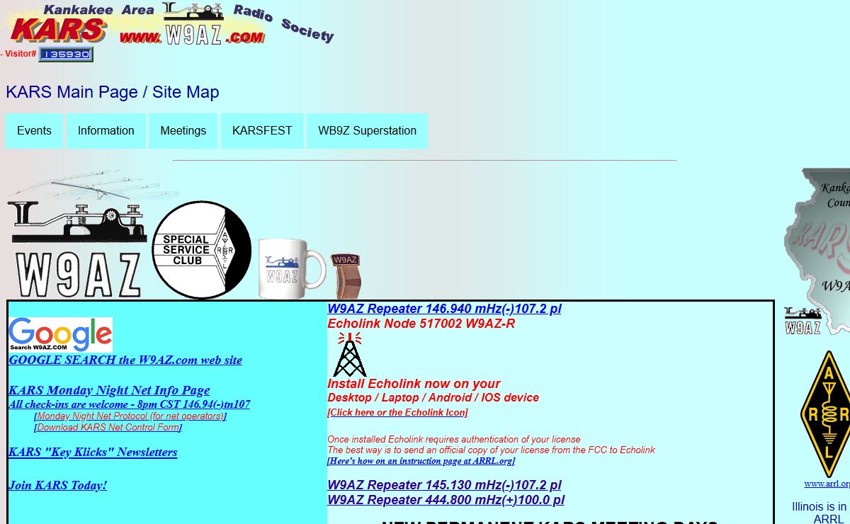 KARS - Kankakee Area Radio Society - W9AZ