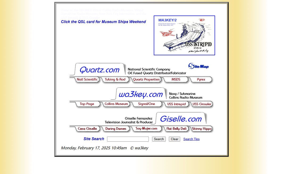 WA3KEY.COM Web Site Index