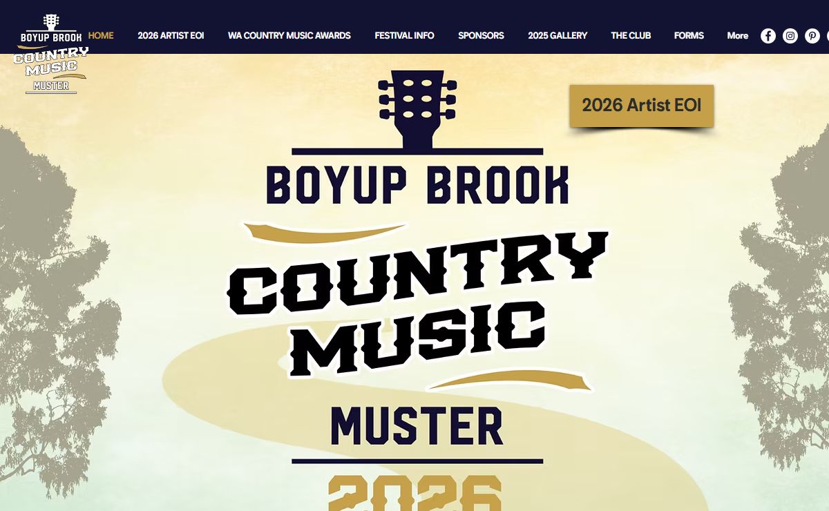Country Music Club of Boyup Brook WA Inc. | Boyup Brook Country Music Festival | Boyup Brook WA, Australia