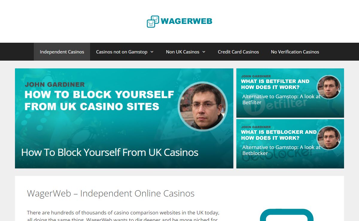 Find Independent Online Casinos in the UK - WagerWeb.AG