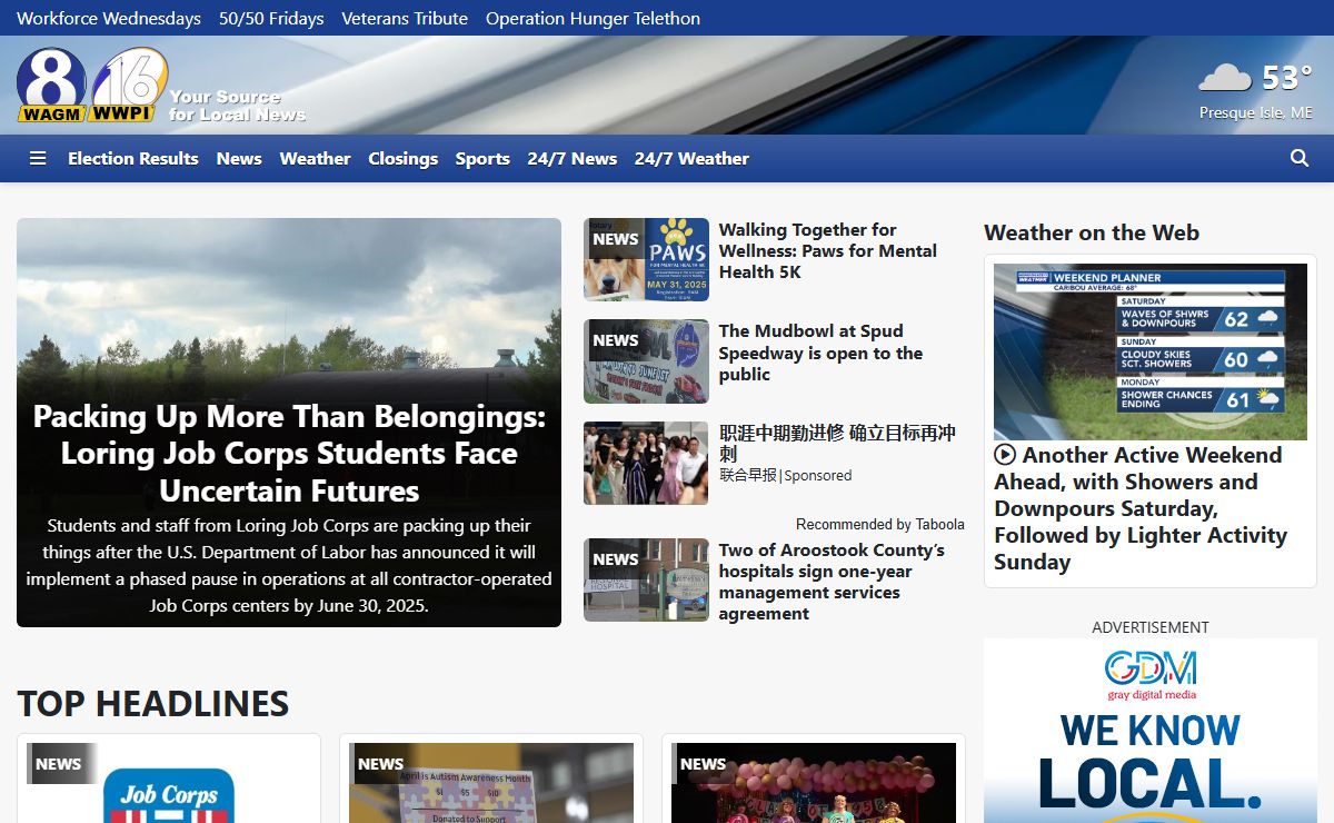 WAGM | Maine Local News, Weather, Sports | Presque Isle, ME