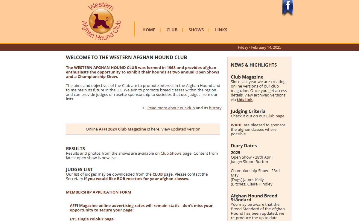 Western Afghan Hound Club