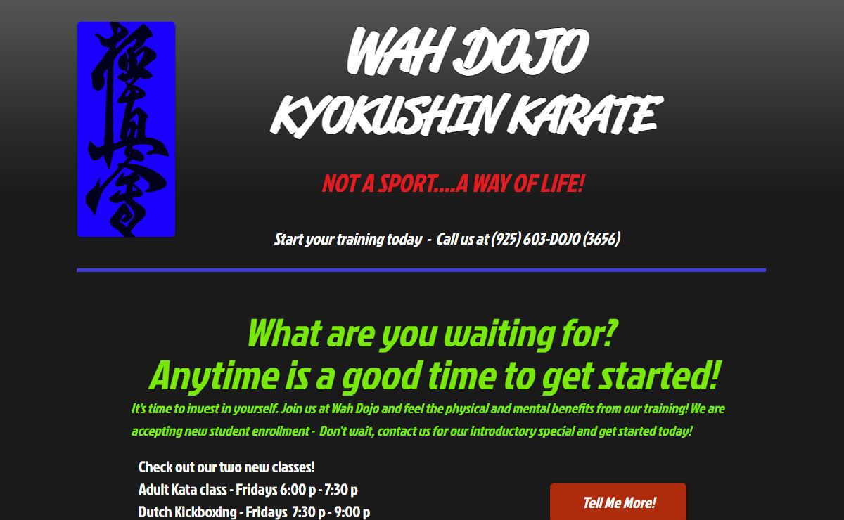 Martial Arts | Wahdojo Kyokushin Karate | United States