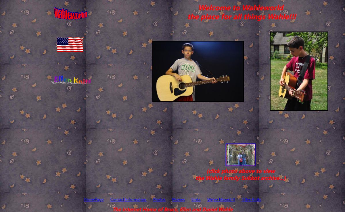 Welcome to Wahleworld!!! 
