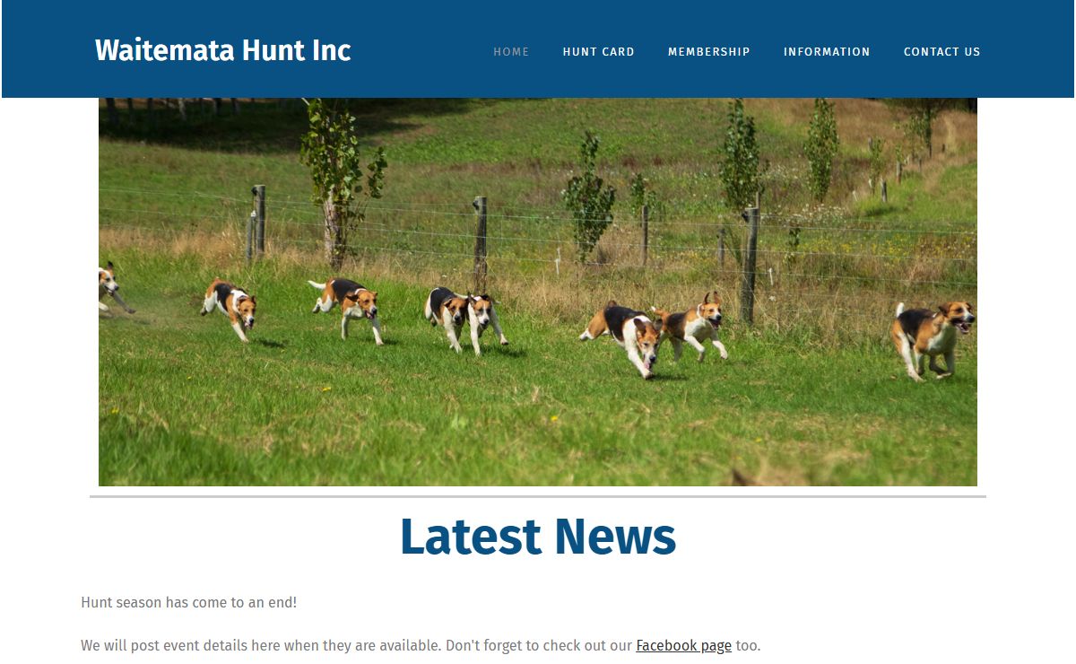 Waitemata Hunt Incorporated - the most fun you can have on horse back